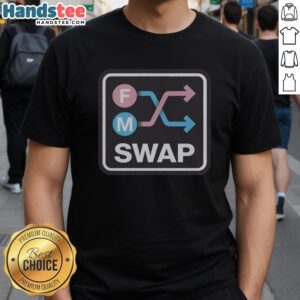 Nice Swap FM Logo T-Shirt featuring a vibrant logo design, perfect for fans and casual wear enthusiasts.