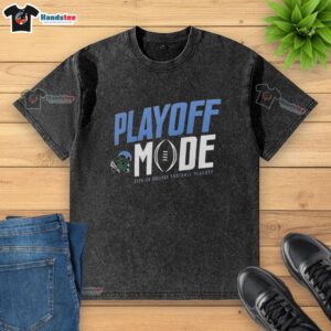 Nice Tulane Green Wave Playoff Mode CFP 2025-2026 washed t-shirt featuring team logo and vibrant colors.