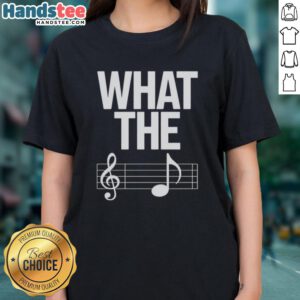 Nice What The Sol Fa Ladies Tee featuring a stylish design, perfect for casual wear and music lovers.