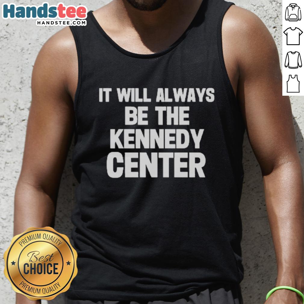 Official Kennedy Center tank top featuring a stylish design, perfect for showcasing your love for the arts.