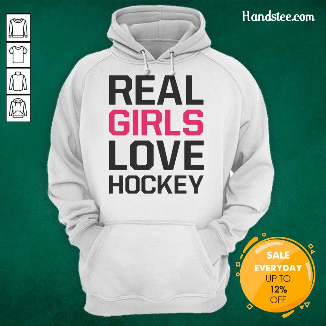 Alt Text: Official Real Girls Love Hockey Hoodie in stylish design, perfect for hockey fans and casual wear.
