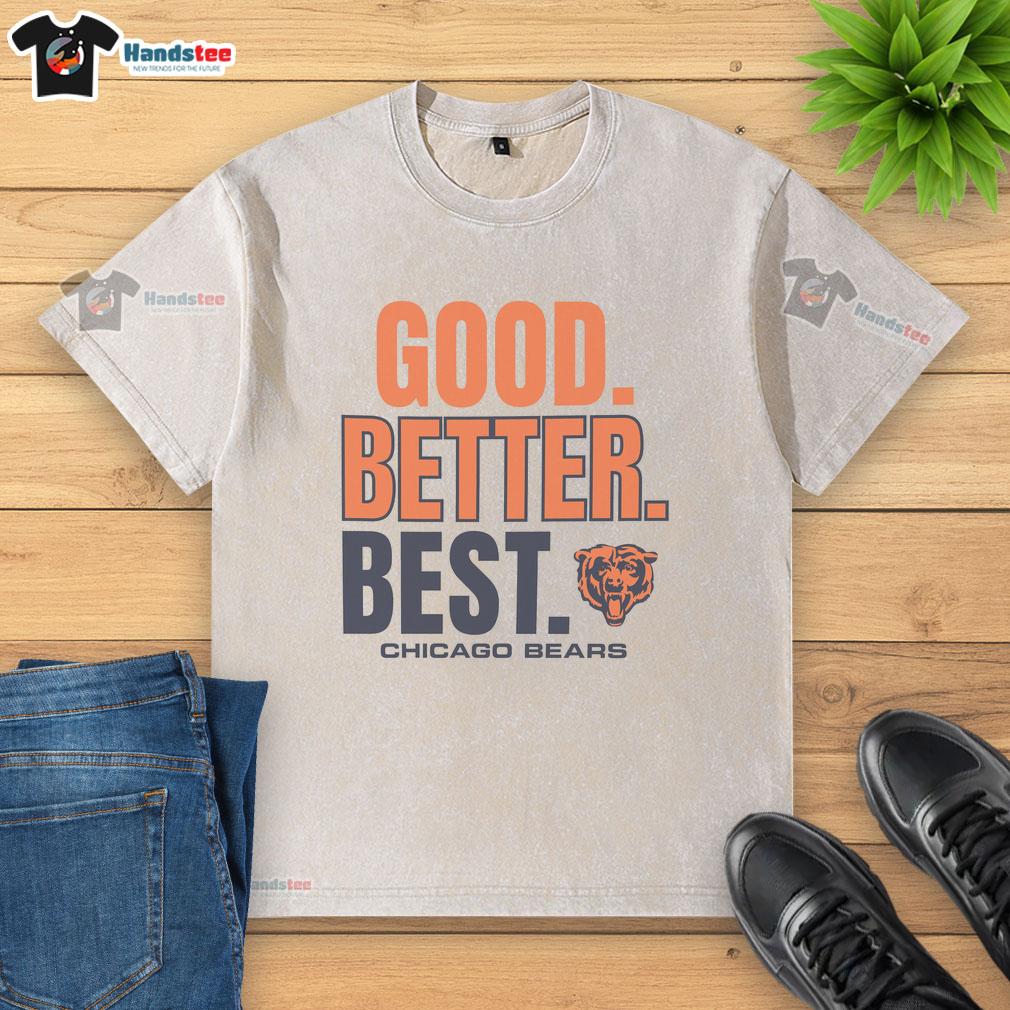 Original Chicago Bears Regional Washed T-Shirt in navy blue, featuring the team's logo and vintage design for fans.