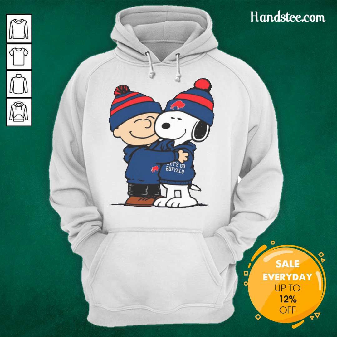 Original Snoopy Buffalo Bills hoodie featuring Snoopy in team colors, perfect for fans and stylish game day wear.