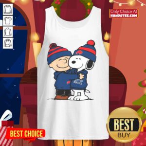 Original Snoopy Buffalo Bills tank top featuring a playful Snoopy design, perfect for fans of football and vintage apparel.