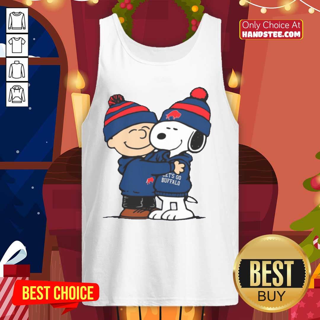 Original Snoopy Buffalo Bills tank top featuring a playful Snoopy design, perfect for fans of football and vintage apparel.