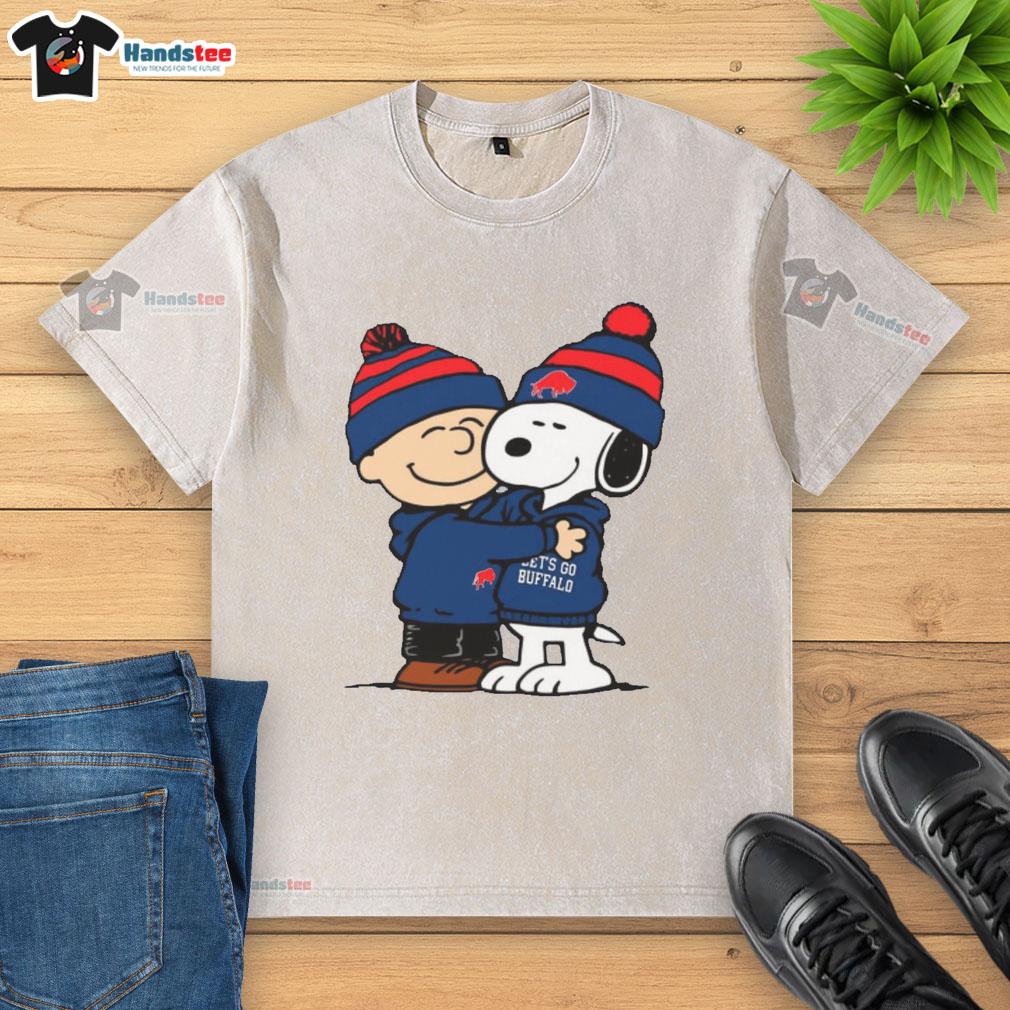 Original Snoopy Buffalo Bills washed t-shirt featuring a vintage design perfect for fans and casual wear.