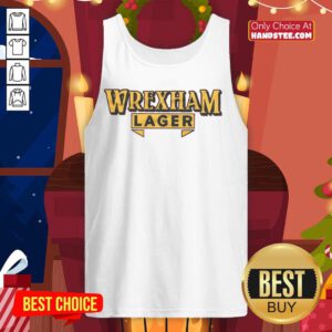 Original Wrexham Lager Tank Top in vibrant colors, perfect for casual wear and showing off your love for Wrexham.