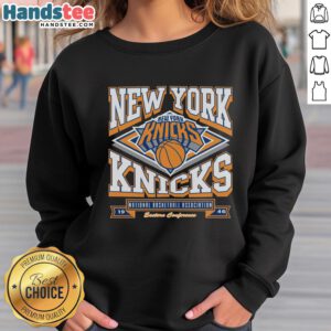 Alt Text: Premium New York Knicks Heater Sweatshirt featuring team logo, cozy design, perfect for fans and chilly days.