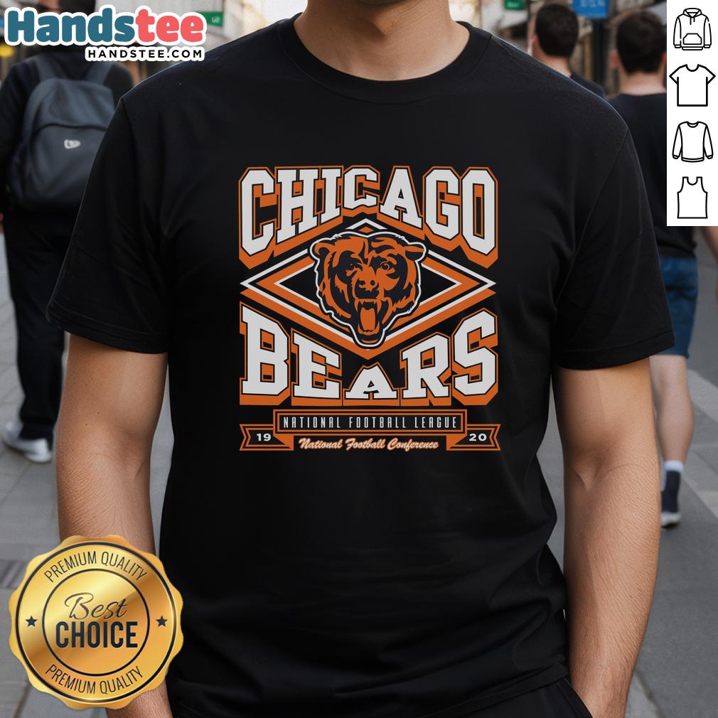 Top Chicago Bears Heater T-Shirt featuring bold team logo and vibrant colors, perfect for fans and game day wear.