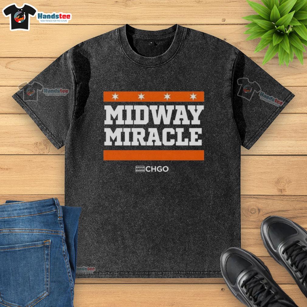 Top Chicago Bears Midway Miracle washed t-shirt featuring bold graphics and a comfortable fit for fans.