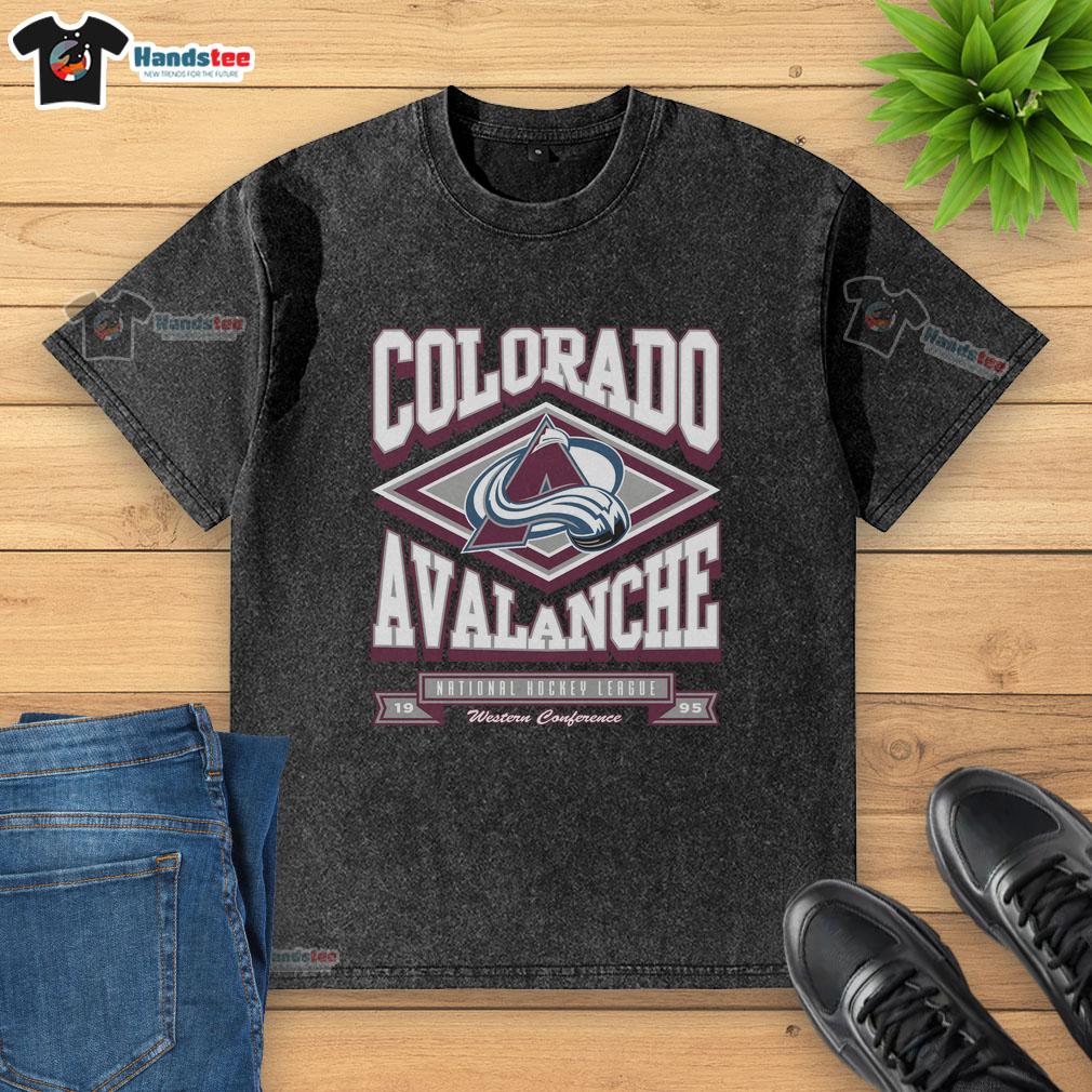 Top Colorado Avalanche Heater Washed T-Shirt in vibrant colors, perfect for fans supporting the team.