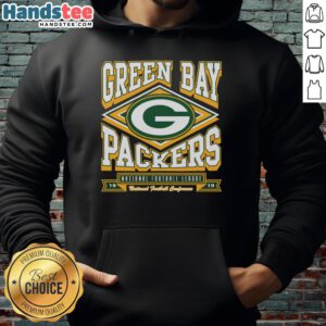 Alt Text: Stylish Top Green Bay Packers heater hoodie in team colors, perfect for game day and staying warm.