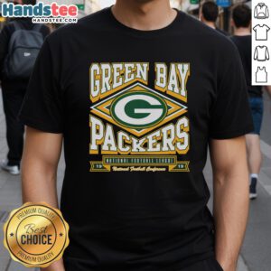 Top Green Bay Packers Heater T-Shirt featuring vibrant team colors and logo, perfect for fans showing off their team spirit.