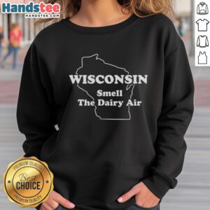Awesome The Wire Herc Wisconsin Smell The Dairy Air Sweatshirt featuring a stylish design and comfortable fit for fans.