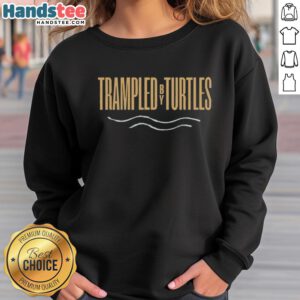 Alt Text: Awesome Trampled By Turtles 2026 Tour logo sweatshirt featuring wild horses design, perfect for fans and collectors.