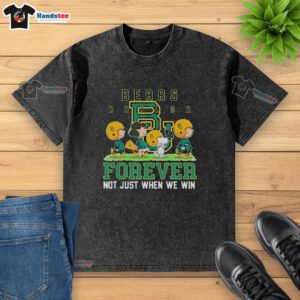 Cute Peanuts Baylor Bears Forever t-shirt, showcasing team spirit for Baylor fans, perfect for game day or casual wear.