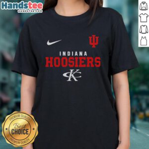 Funny Indiana Hoosiers NCAA No Shoes Nation Go Big Red ladies tee featuring vibrant graphics and comfortable fit.