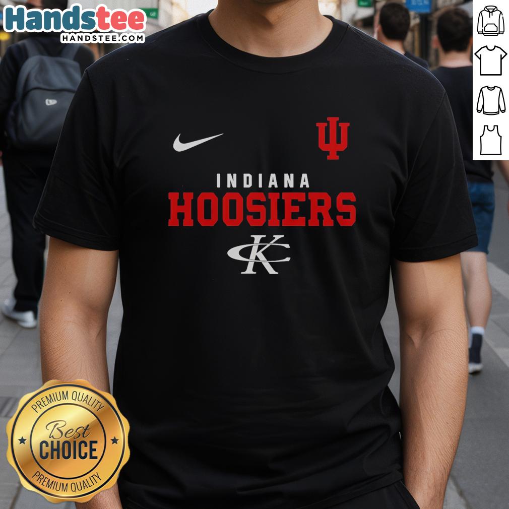 Alt Text: Funny Indiana Hoosiers NCAA No Shoes Nation Go Big Red T-Shirt design featuring vibrant colors and playful graphics.