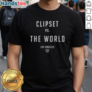Good Los Angeles Clippers Vs The World T-Shirt featuring bold graphics and team colors, perfect for fans and collectors.