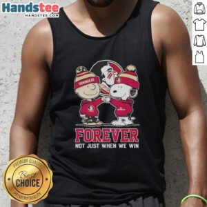 Good Peanut Snoopy and Charlie Brown Florida State Seminoles Forever tank top, perfect for fans celebrating every game.