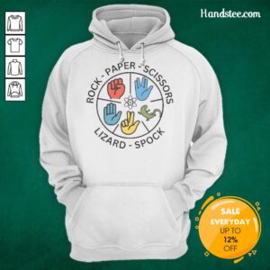 Good Rock Paper Scissors Hoodie featuring a fun graphic design, perfect for casual wear and game enthusiasts.