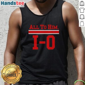 Happy Ohio State Buckeyes All To Him tank top featuring bold graphics, perfect for fans celebrating team spirit.