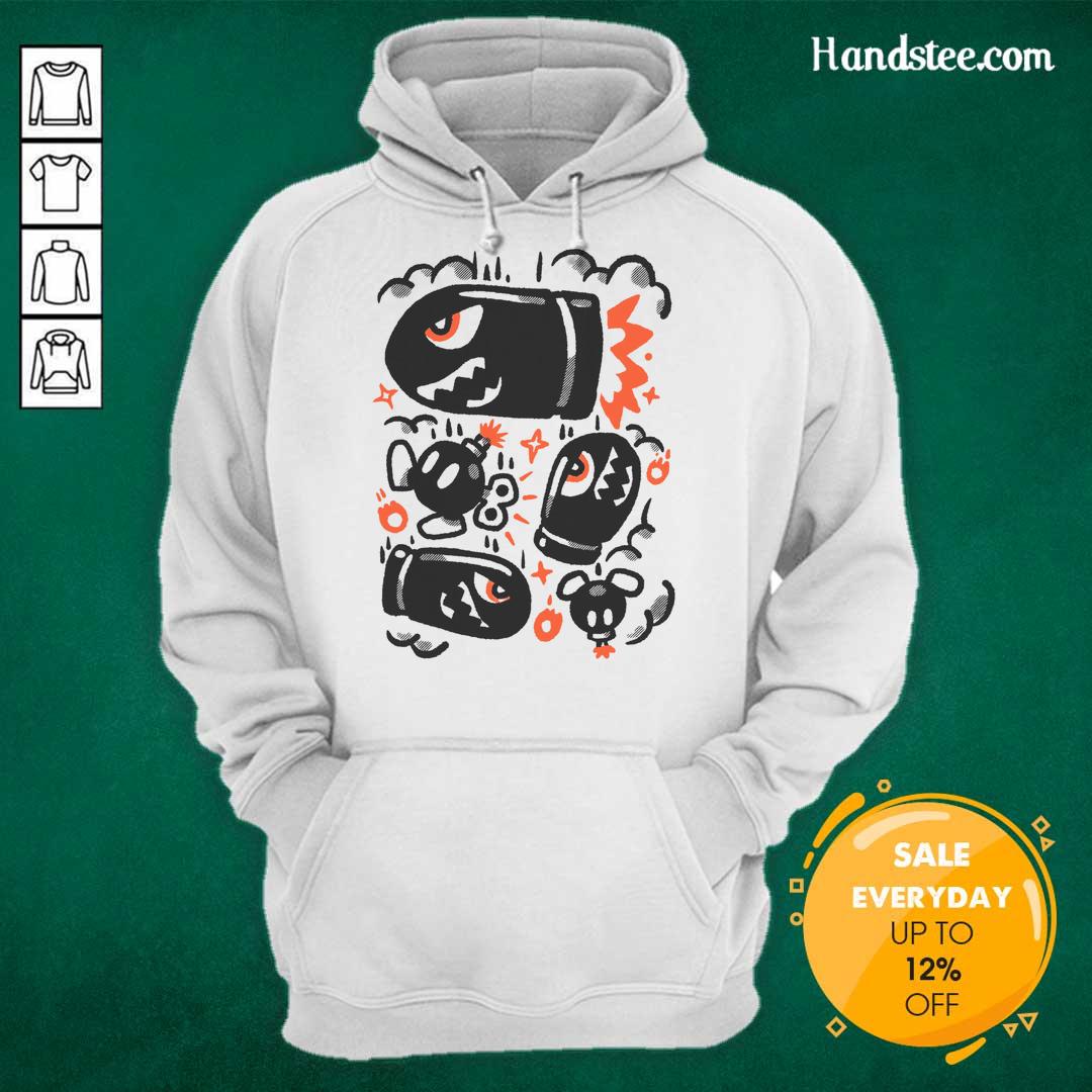 Stylish Nice Bob-Ombing Run Hoodie featuring vibrant colors and a playful design, perfect for casual wear and gaming fans.