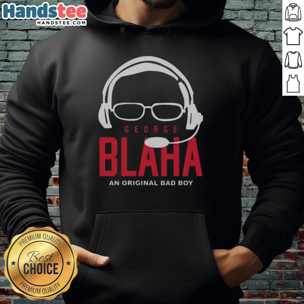 Nice George Blaha An Original Bad Boy Hoodie in black, showcasing stylish design and comfortable fit for casual wear.