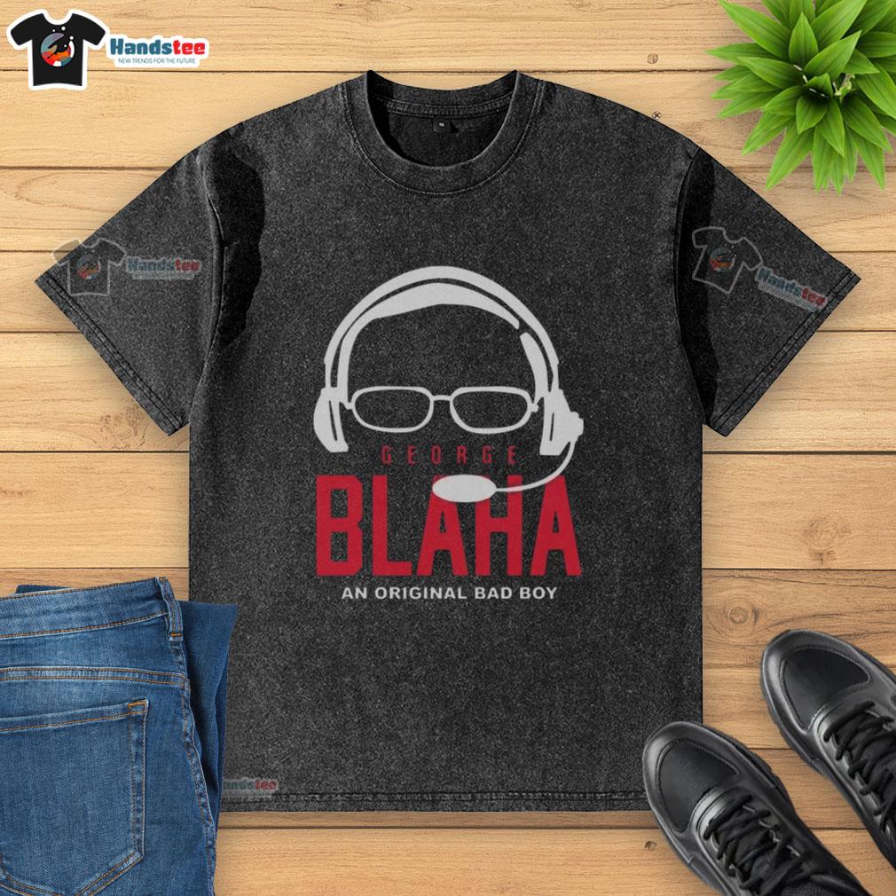 Nice George Blaha An Original Bad Boy washed t-shirt in stylish design, perfect for casual wear and fan apparel.