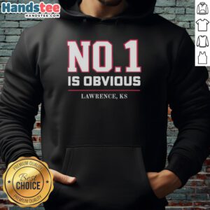 Nice Kansas No. 1 is Obvious hoodie in Lawrence, KS, showcasing local pride and vibrant design for fans and residents.