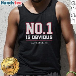 Stylish 'Nice Kansas No. 1' tank top in Lawrence, KS, perfect for showing local pride and summer fashion.