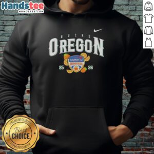 2026 Capital One Orange Bowl hoodie featuring Oregon Ducks design, perfect for fans and game day attire.
