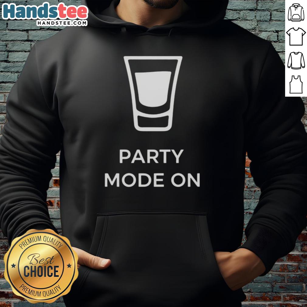 Nice Party Mode On Hoodie in vibrant colors, perfect for festive gatherings and casual outings, showcasing stylish comfort.