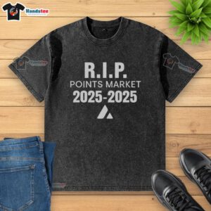 Nice Rip Points Market 20252026 washed t-shirt featuring a stylish design and comfortable fit for casual wear.