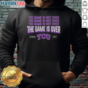 Nice TCU Horned Frogs football hoodie celebrating the game's end, perfect for fans in 2026.