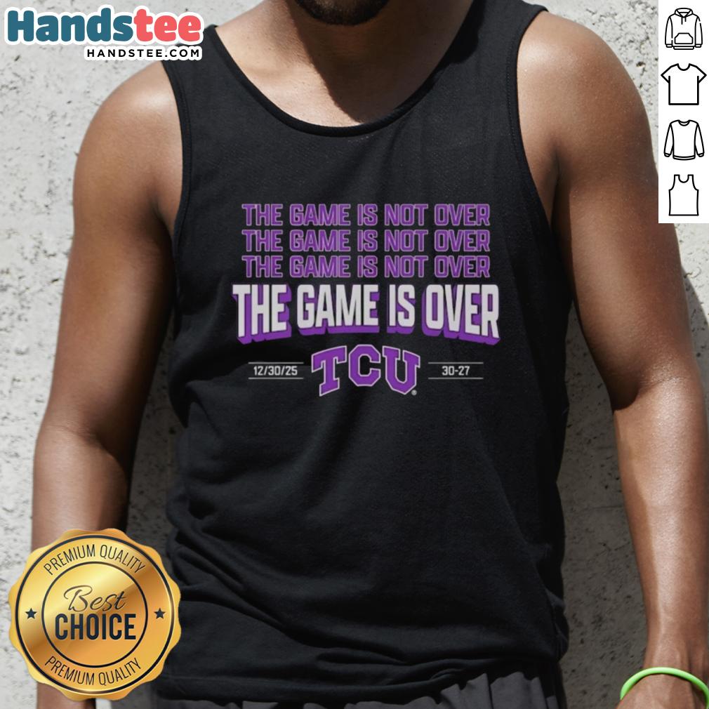 TCU Horned Frogs football tank top celebrating the game victory, perfect for fans in 2026.