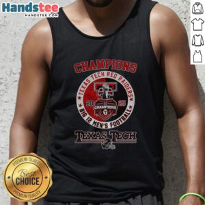 Alt Text: Nice Texas Tech Red Raiders NCAA Big 12 Men's Football 2025 logo tank top, perfect for fans and game day wear.
