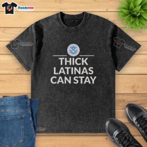 Nice thick Latinas wearing a Department of Homeland Security washed t-shirt, showcasing a stylish and casual look.