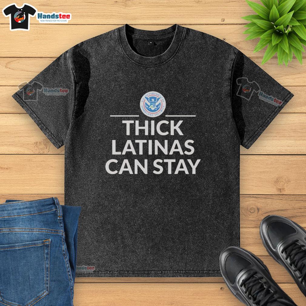 Nice thick Latinas wearing a Department of Homeland Security washed t-shirt, showcasing a stylish and casual look.