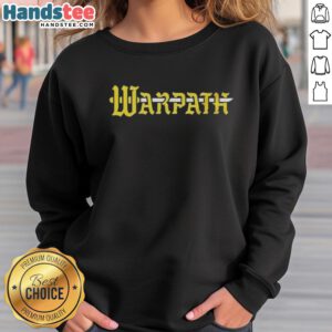 Nice Warpath Buffalo Sabres hockey sweatshirt featuring team colors and logo, perfect for fans and colder weather.
