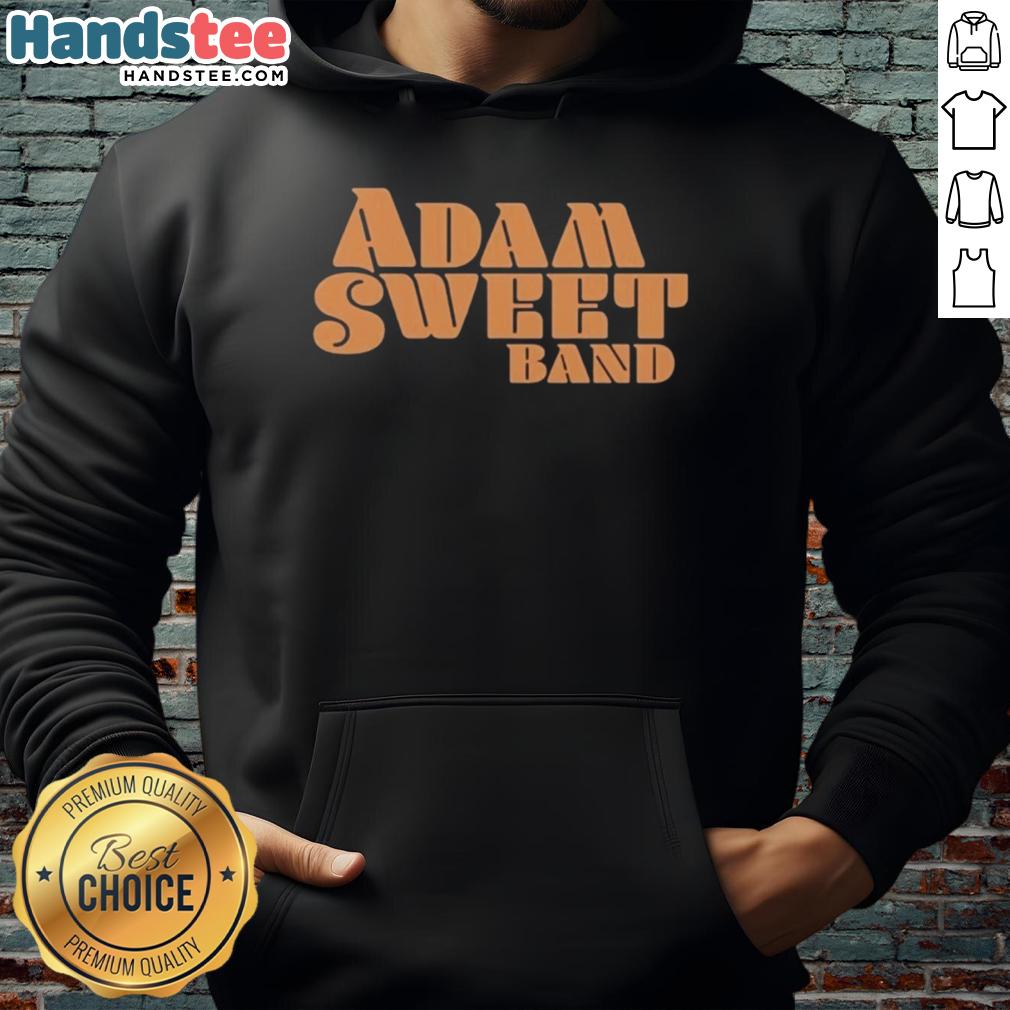 Official Adam Sweet Band Logo Hoodie featuring a stylish design and vibrant colors for fans of the band.