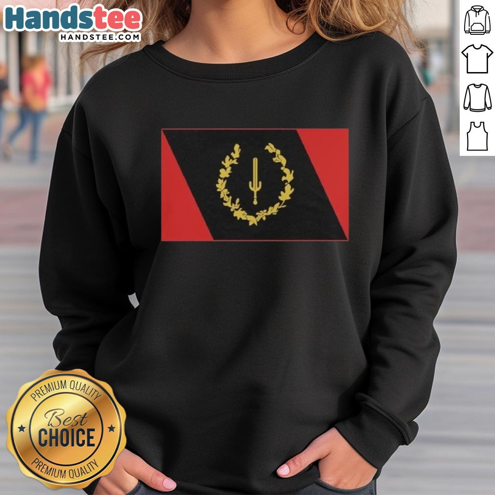 Official Black American Heritage Flag sweatshirt featuring vibrant colors and bold design for cultural pride.