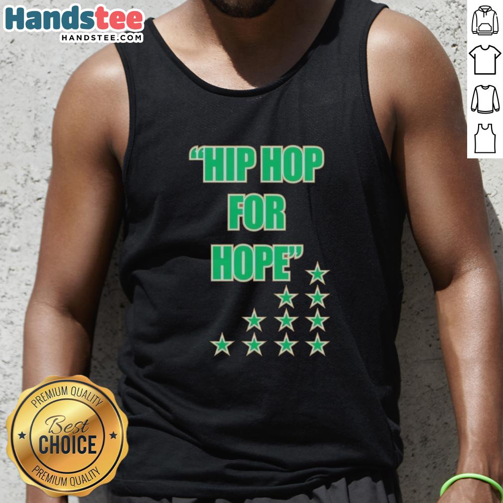 Official Boston Celtics Hip Hop For Hope Tank Top featuring vibrant team colors and logo, perfect for fans and casual wear.