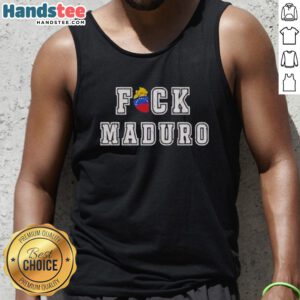 Official Captura Nicolas Maduro Fck Maduro tank top featuring bold graphics, perfect for political statement fashion.