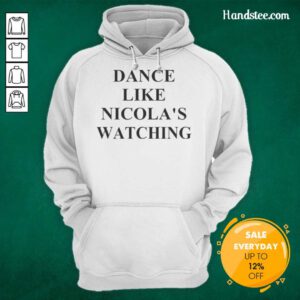 Cozy Official Dance Like Nicolas Watching Hoodie featuring a stylish design, perfect for fans of dance and comfort.