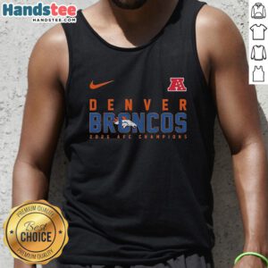 Official Denver Broncos NFL 2026 Super Bowl tank top featuring team colors and logo, perfect for fans and game day wear.
