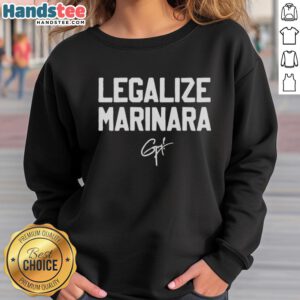 Official Legalize Marinara Sweatshirt featuring a bold graphic design, perfect for pasta lovers and food enthusiasts.