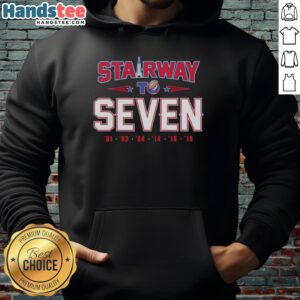 Official New England Patriots Mission Stairway To Seven Hoodie featuring team colors and logo for fans and collectors.