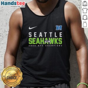 Official Seattle Seahawks NFL AFC Championship 2026 tank top showcasing team logo and vibrant colors, perfect for fans.