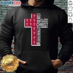 Alt Text: Original Arizona State Sun Devils women's basketball hoodie featuring 'I Can Do All Things Through Christ' design.